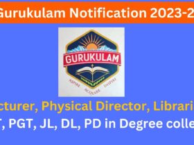 Ts Gurukulam Notification 2023